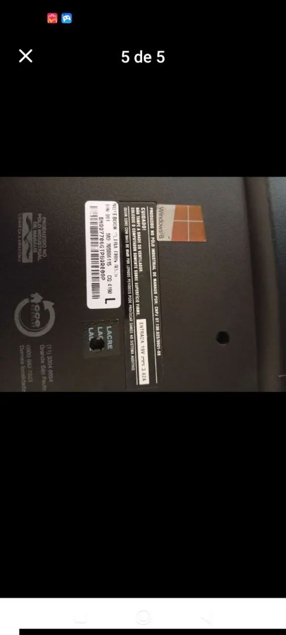 Notebook CCE Ultra Thin - SSD 128GB - - Foto 5