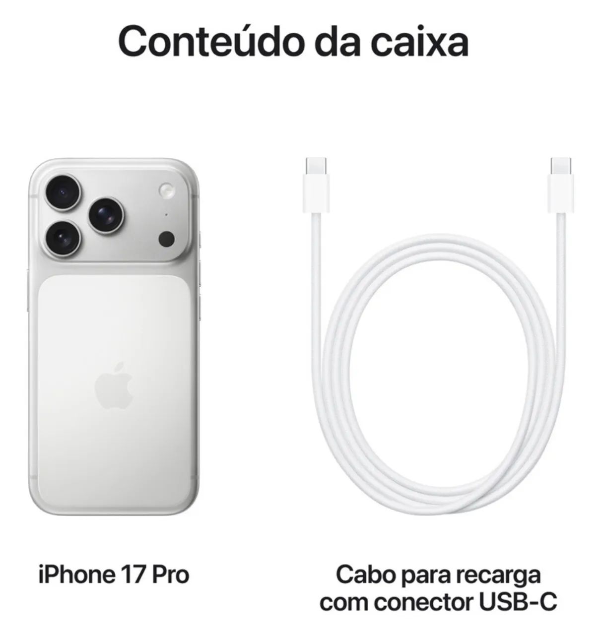 iPhone 17 Pro 256gb Silver Novo com Garantia - Celulares e