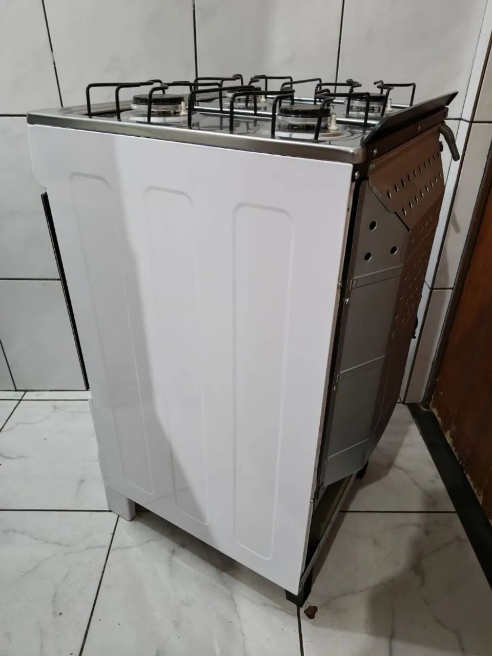 Fogão Esmaltec Branco - Acendimento automático  - Foto 4