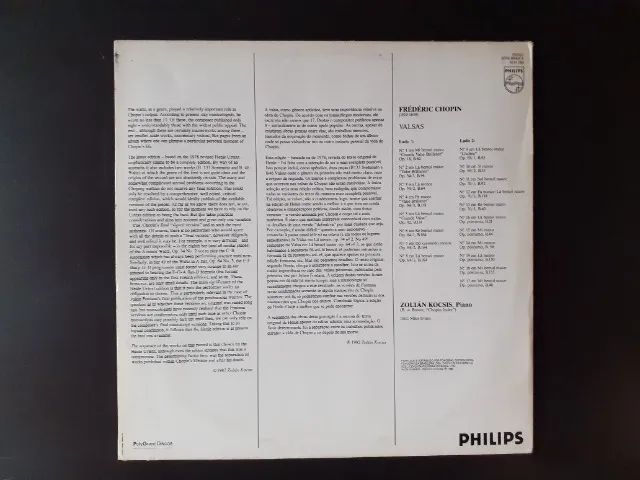 Disco de Vinil "Chopin the 19 Waltzes"  - Foto 3
