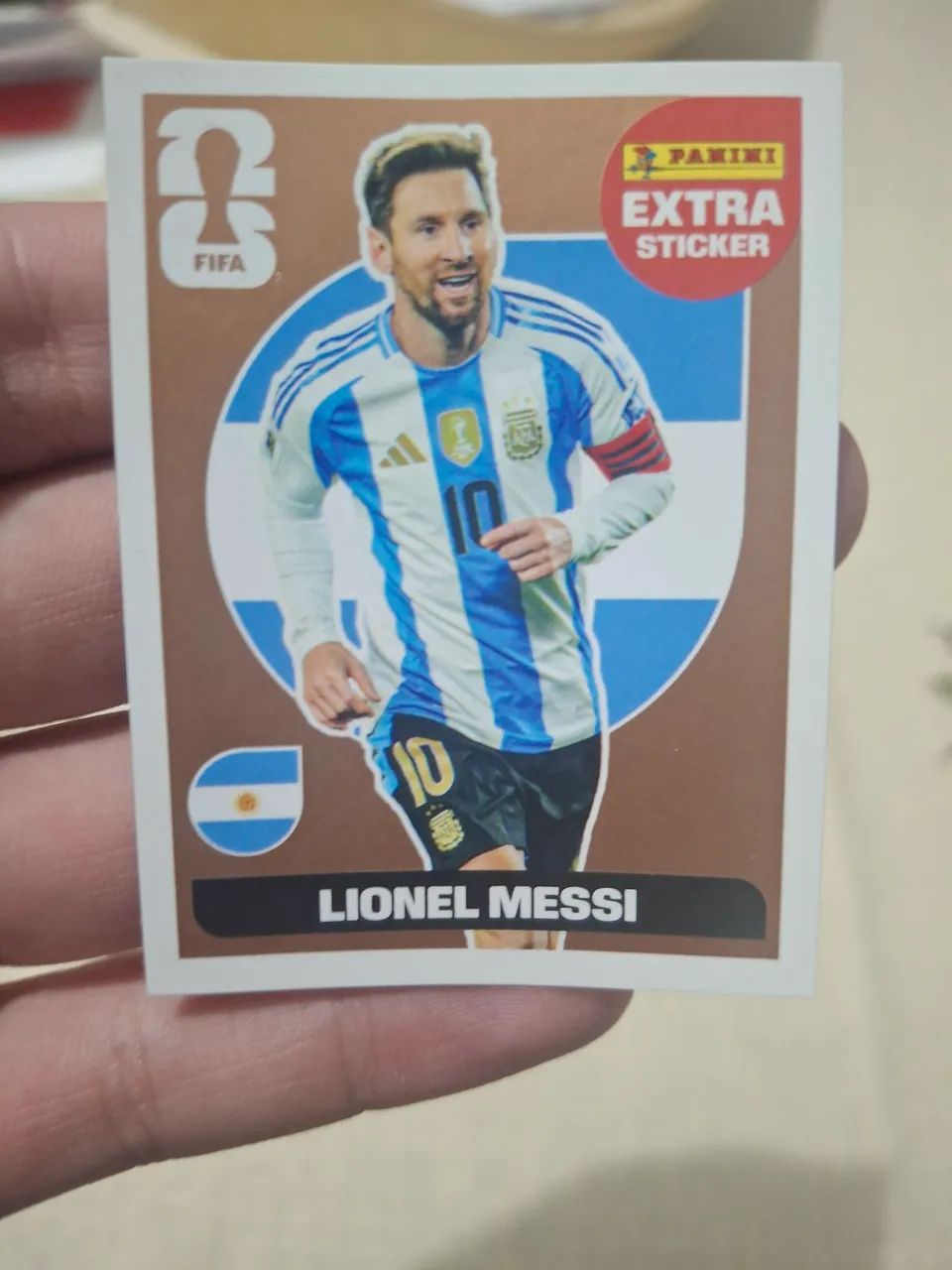 Figurinha Messi Bronze- álbum da copa 2026 - Foto 3