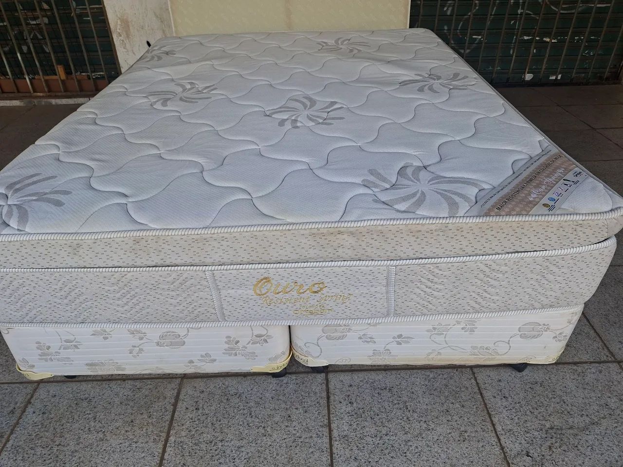 Cama box Queen size colchão probel molas ensacadas bambu  - Foto 5