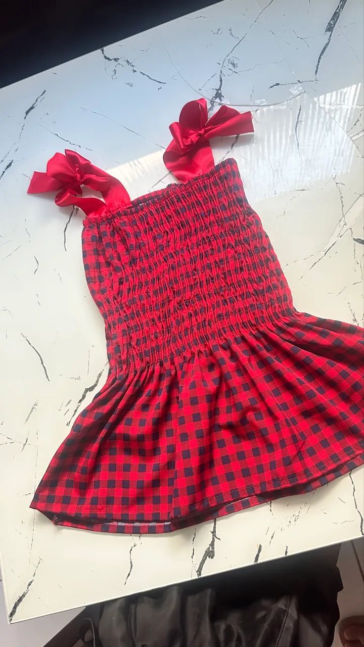 Blusinha xadrez - Foto 2