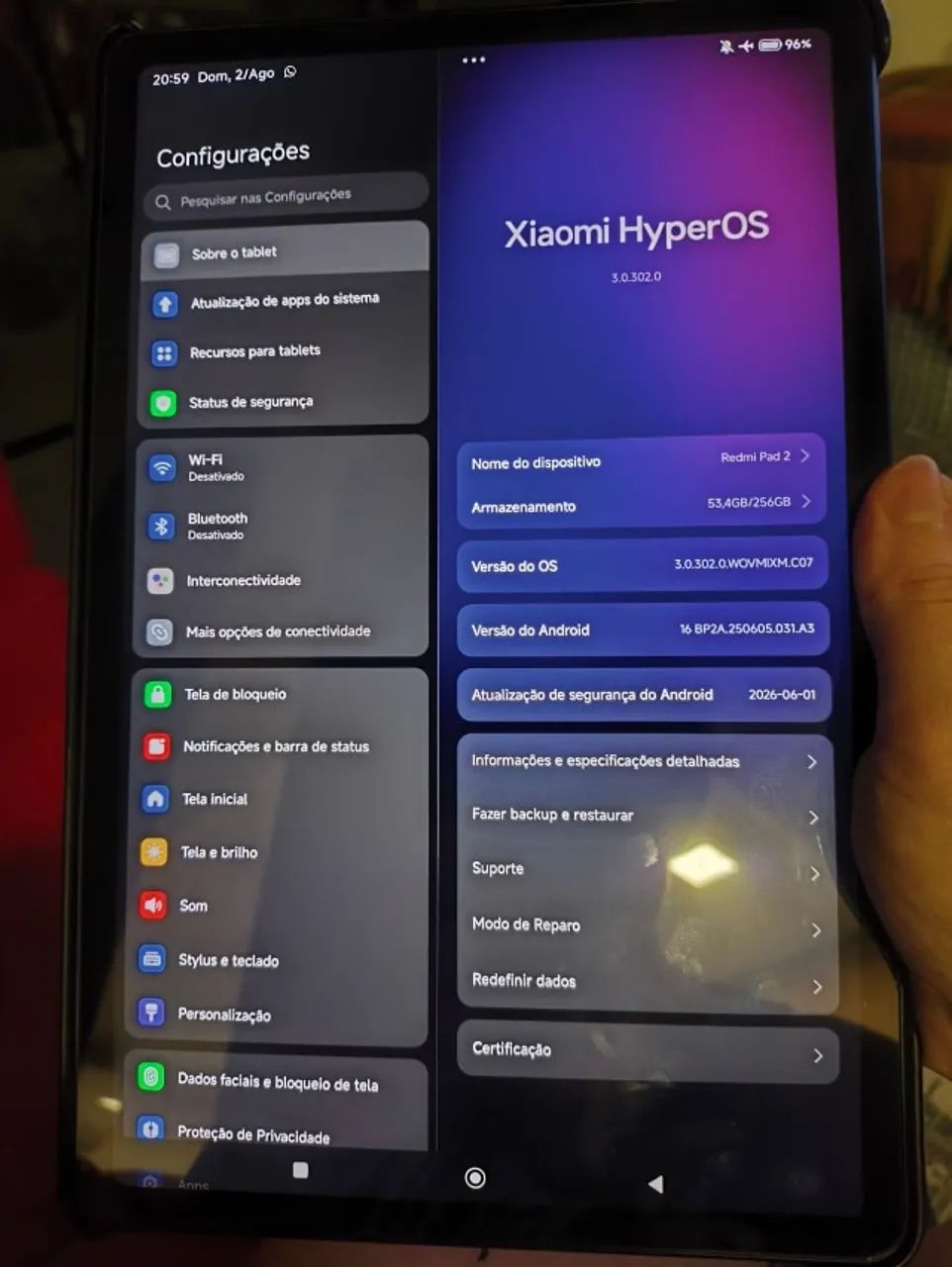 Tablet Xiaomi Redmi Pad 2 8gb Ram 256gb - Foto 5