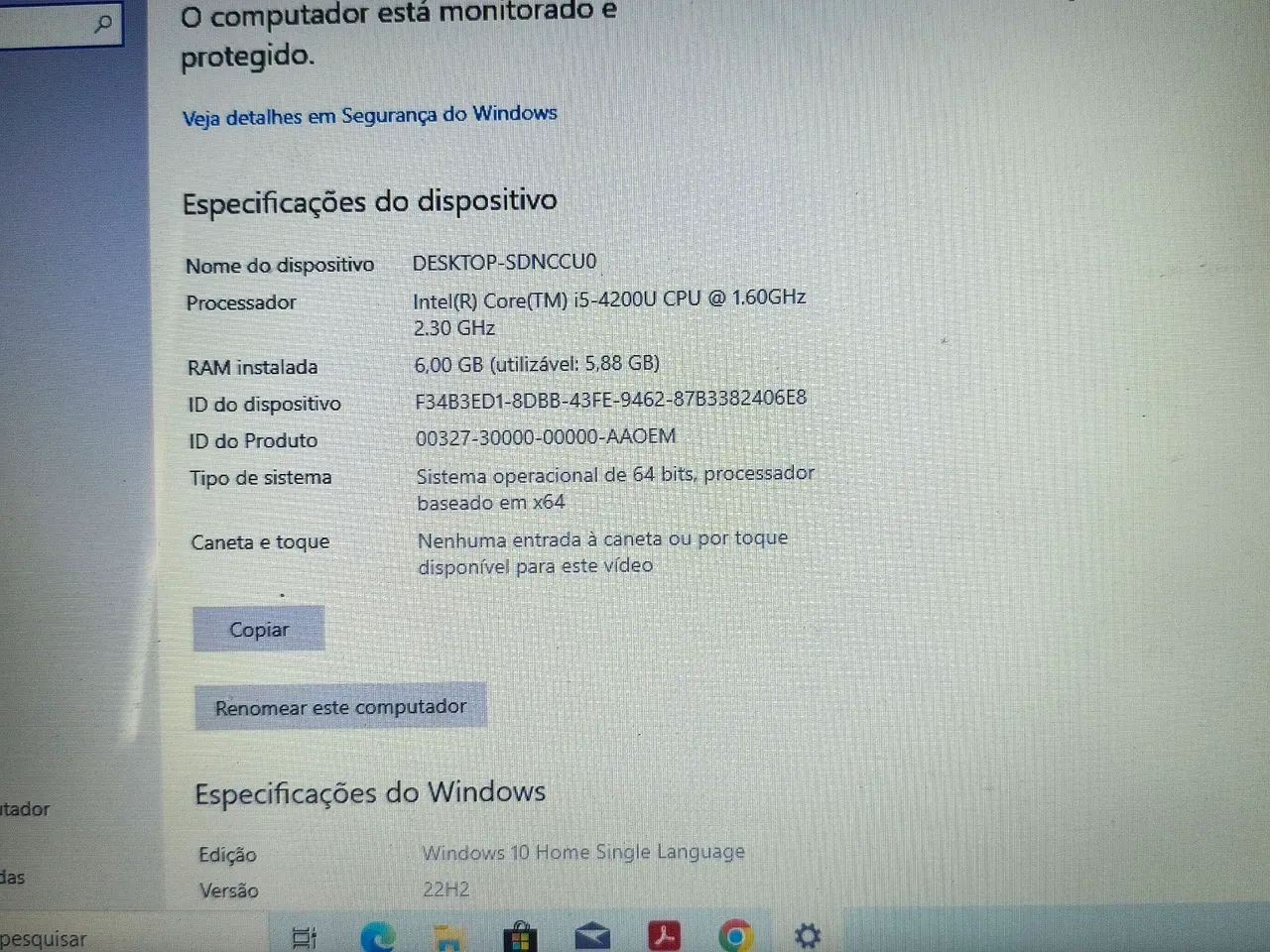 NOTEBOOK ACER I5