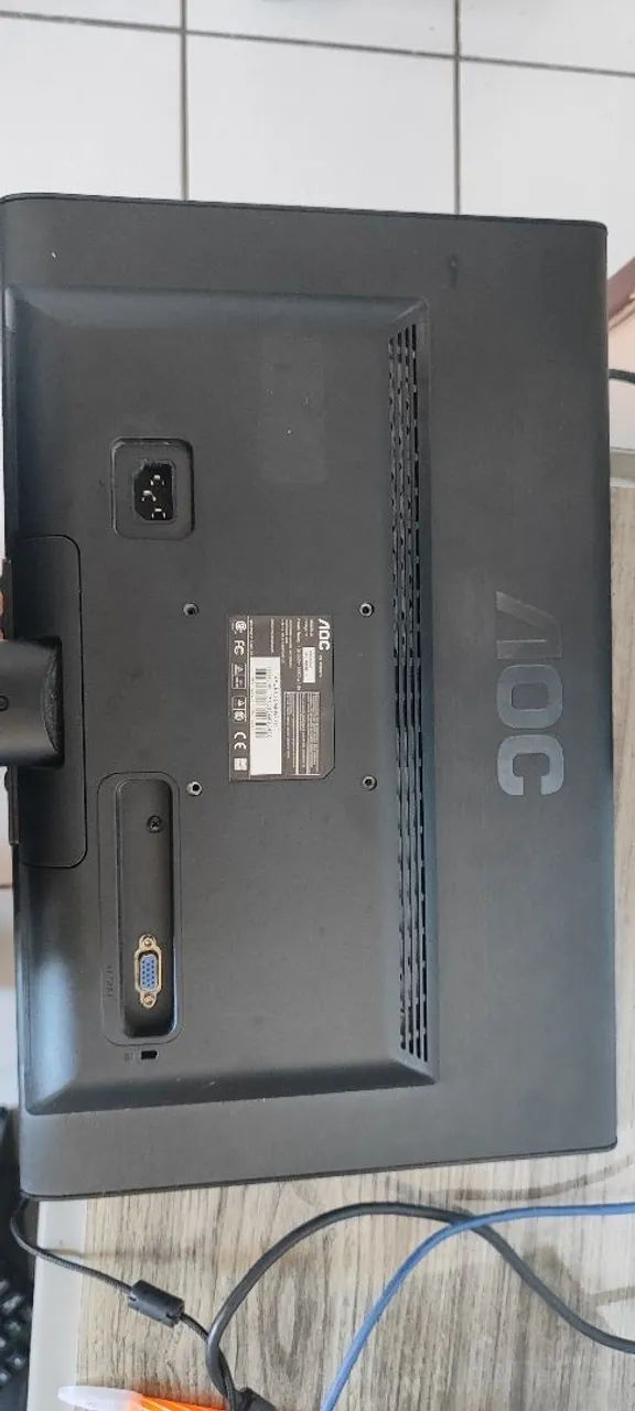 Monitor LED AOC 18.5" Polegadas - Modelo E950swn (Perfeito Estado) - Foto 5