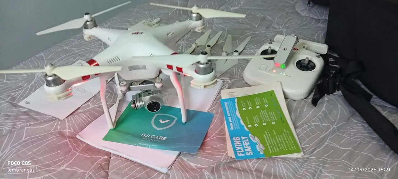 Drone DJI Phantom 3 standart completo.