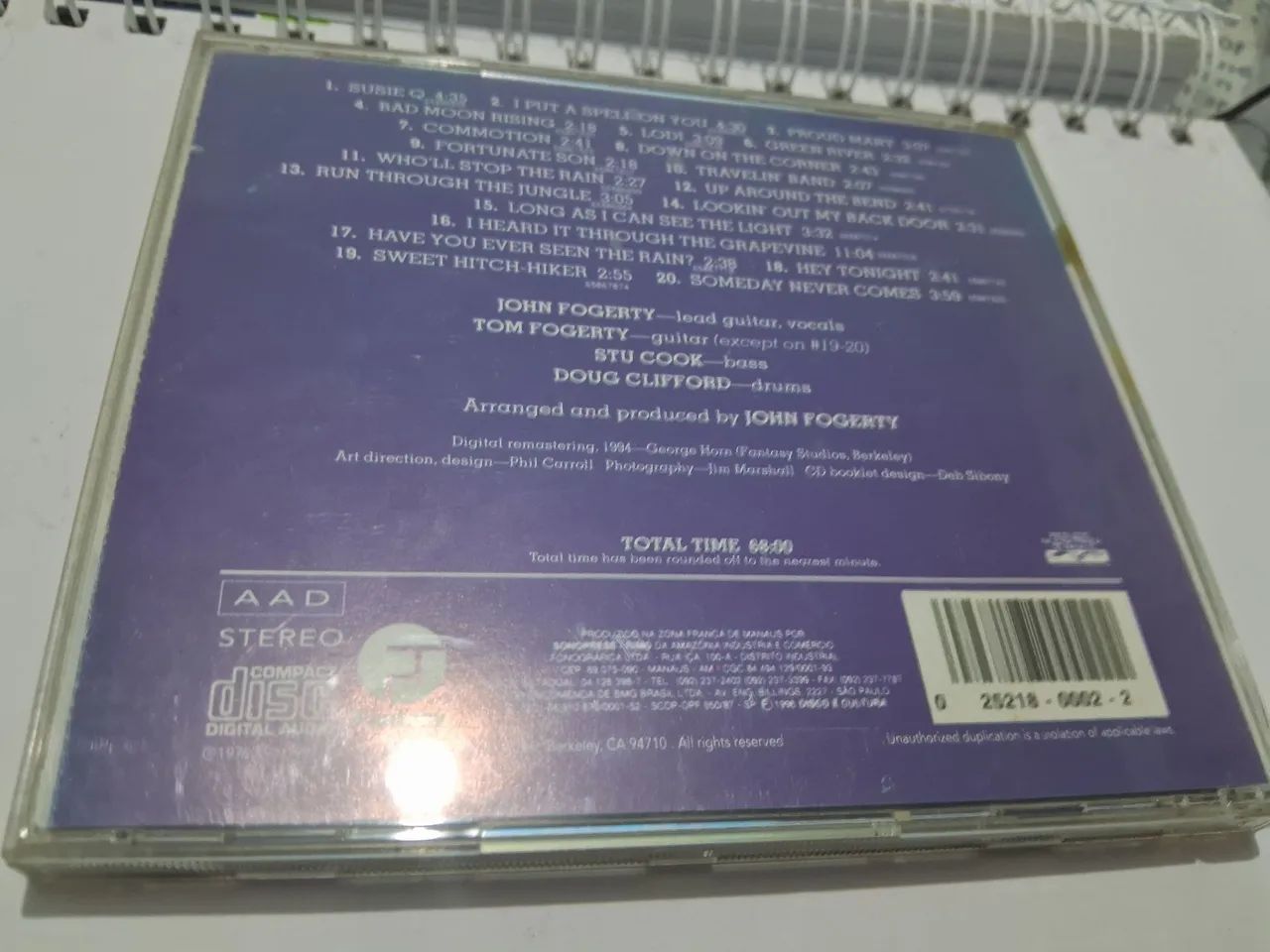 Cd Creedence clearwater reviva greatest hits - Foto 3