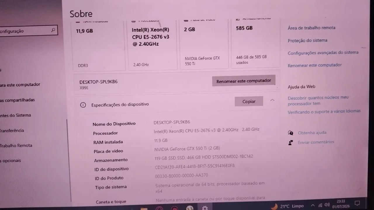 Pc gamer para dia a dia e jogos - Foto 3