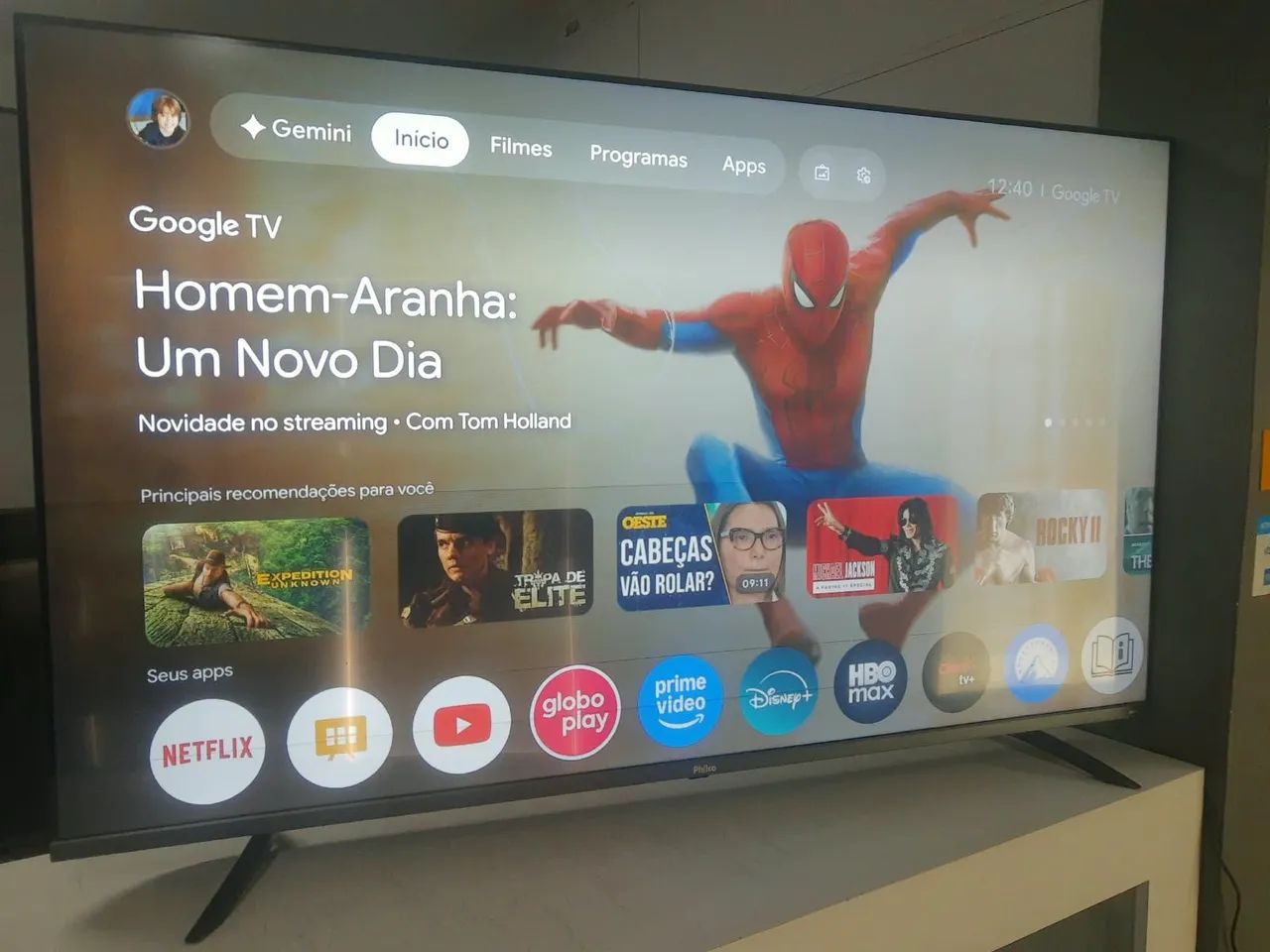 Tv philco 58 polegadas 4k Android Bluetooth comando de voz leia o anúncio todo  - Foto 2