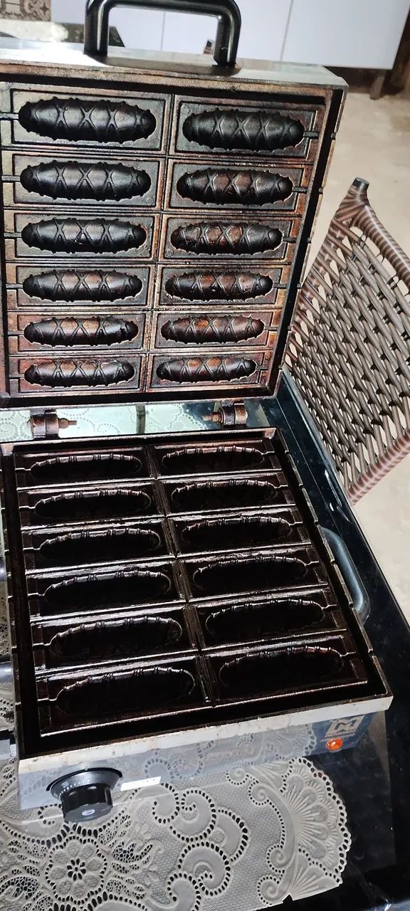 Crepeira elétrica 12 cavidades 220v - Foto 5