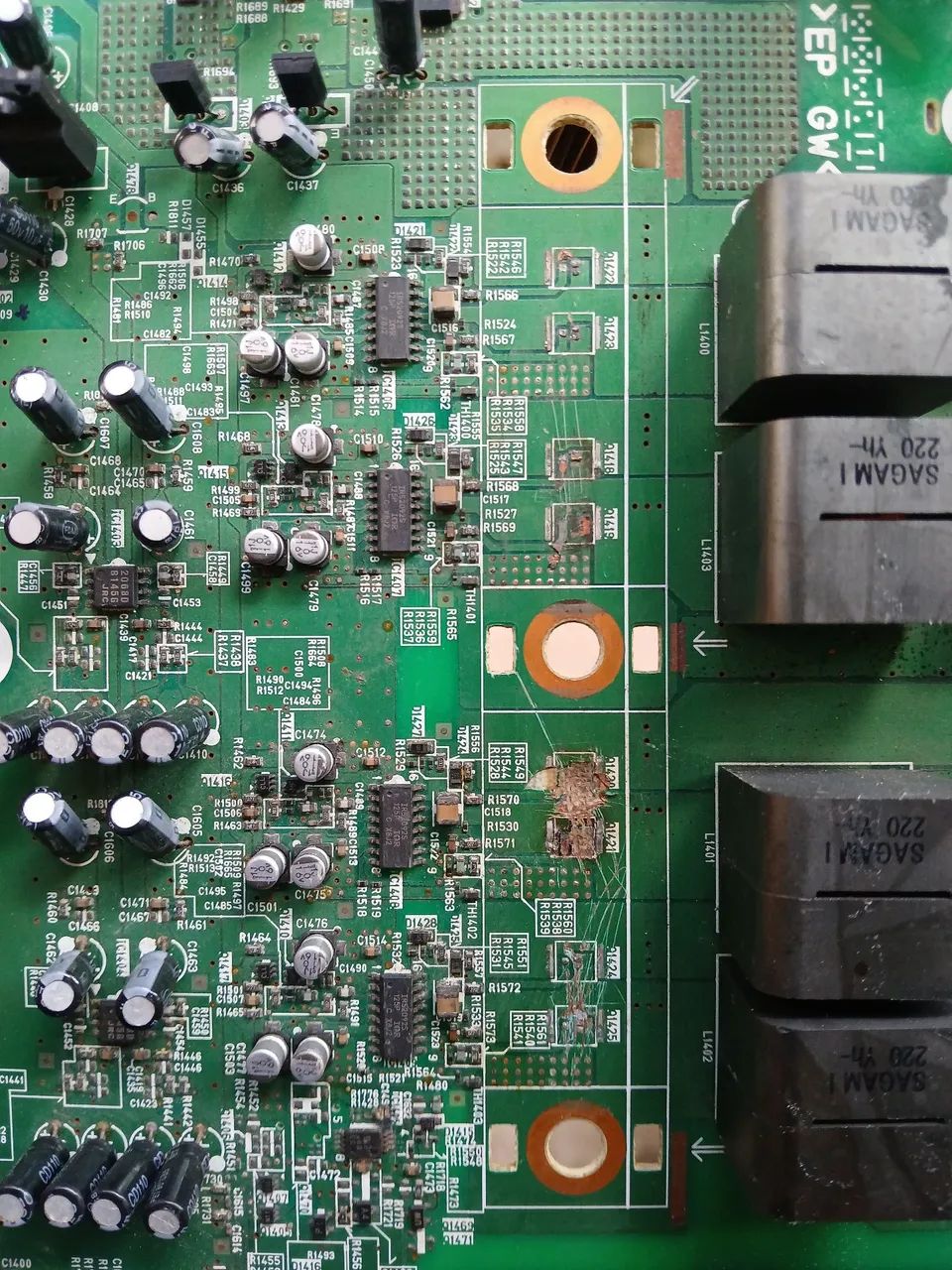 Placa amplificadora som sony sh2000 com defeito  - Foto 5
