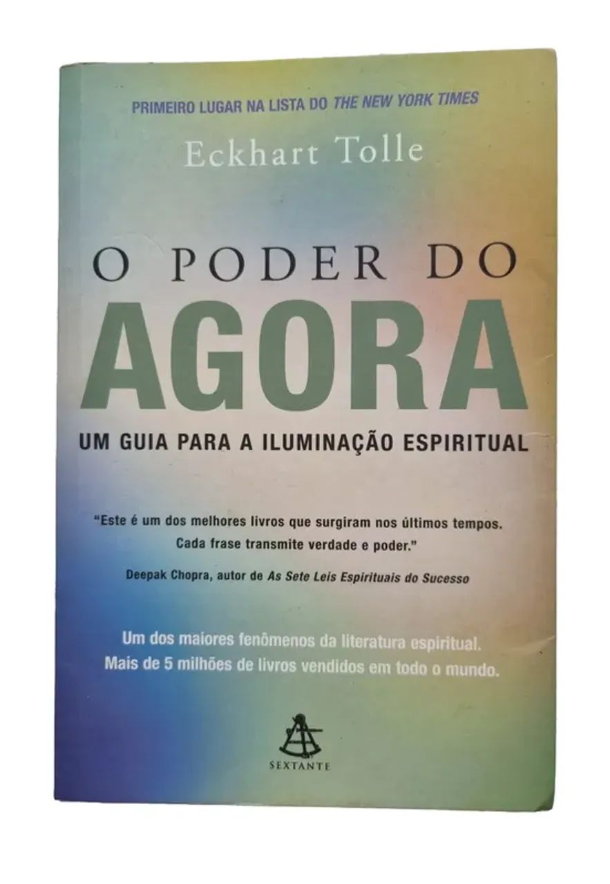 DIS. 2 Livros: 1) " O Poder Do Silêncio "   &  2) "O Poder Do Agora "  de Eckhart Tolle  - Foto 2