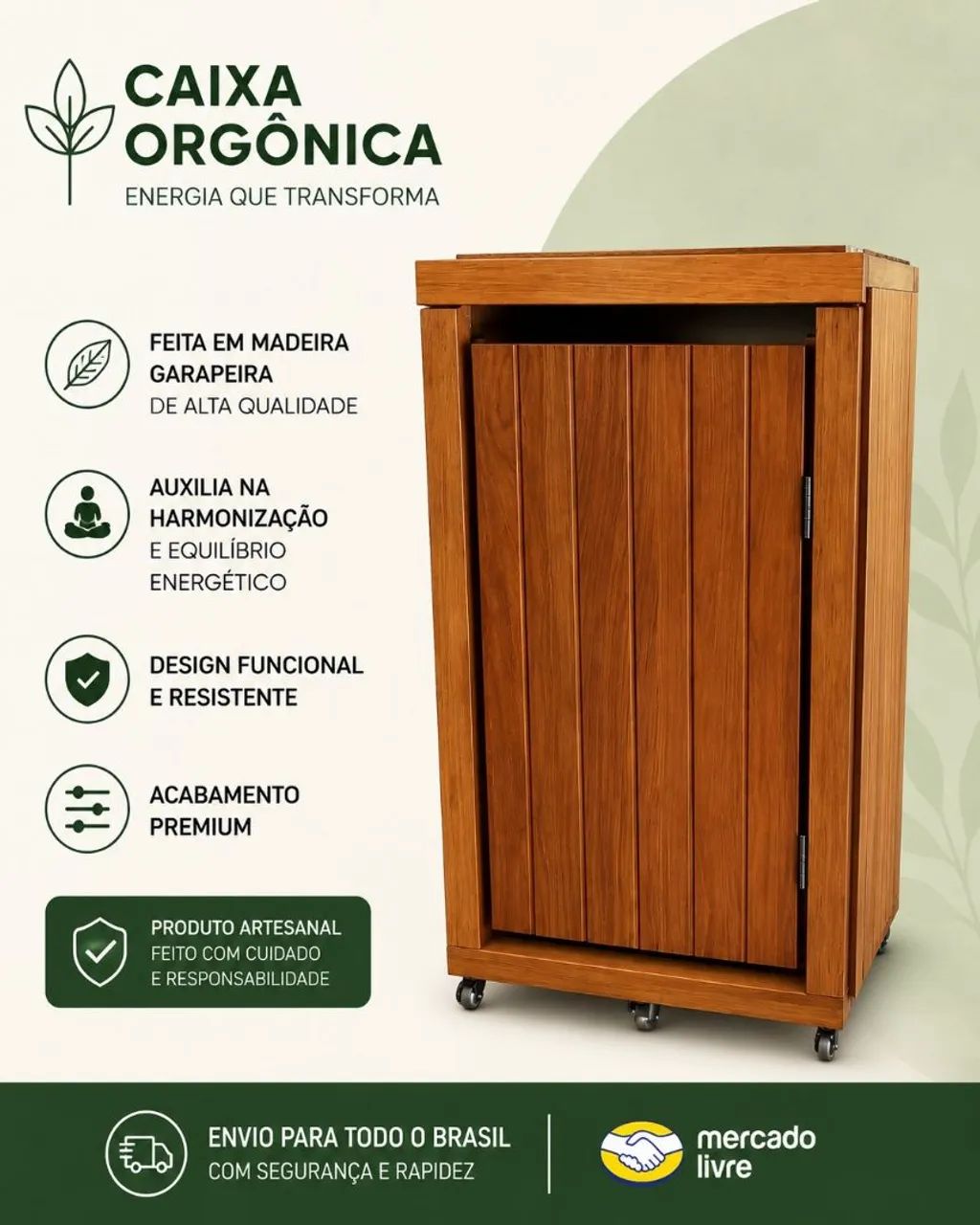 CAIXA ORGÔNICA 5 CAMADAS  - Foto 3