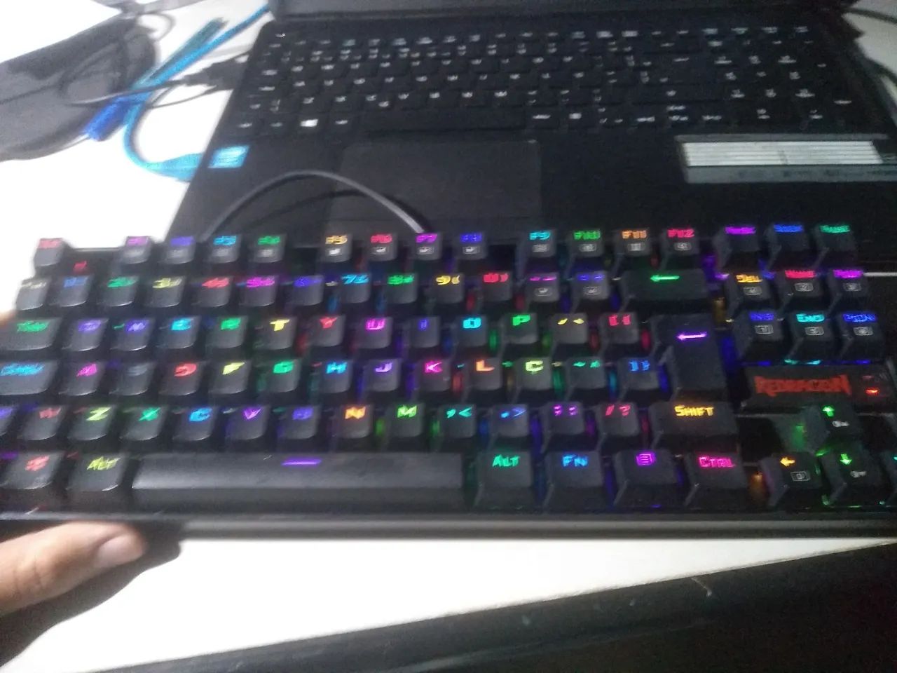 Teclado red-Dragon gamer - Foto 4