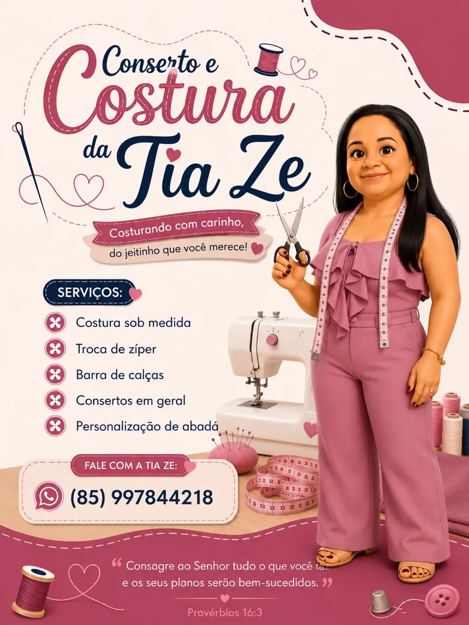 Consertos de roupas 