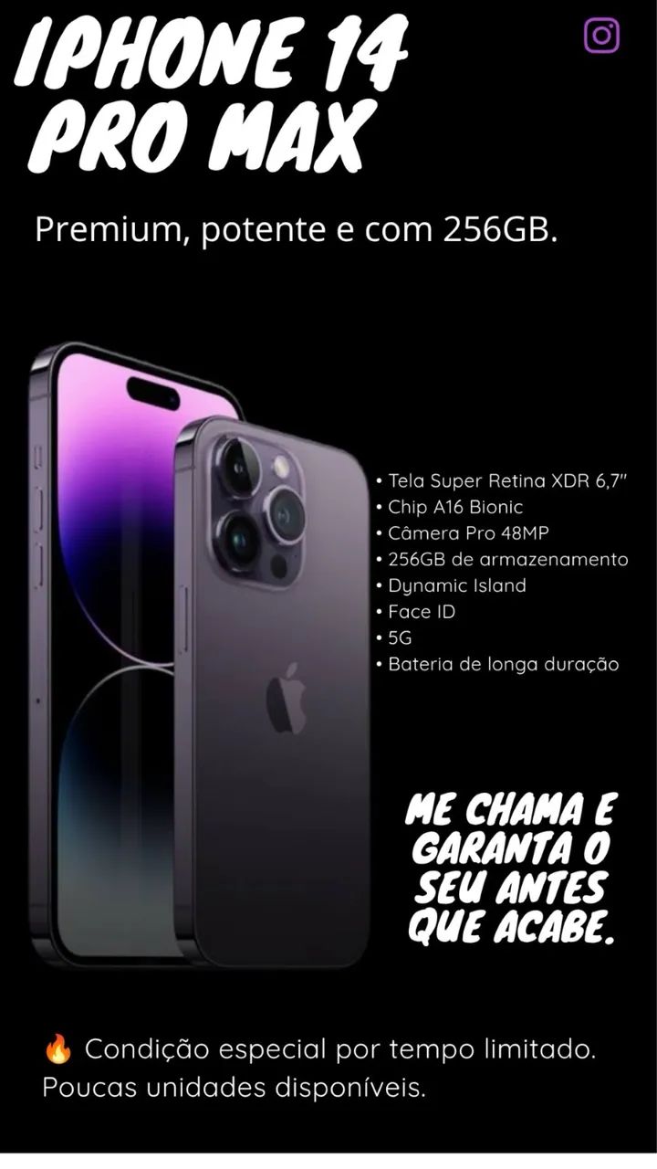 Iphone 14 pro max - 256gb