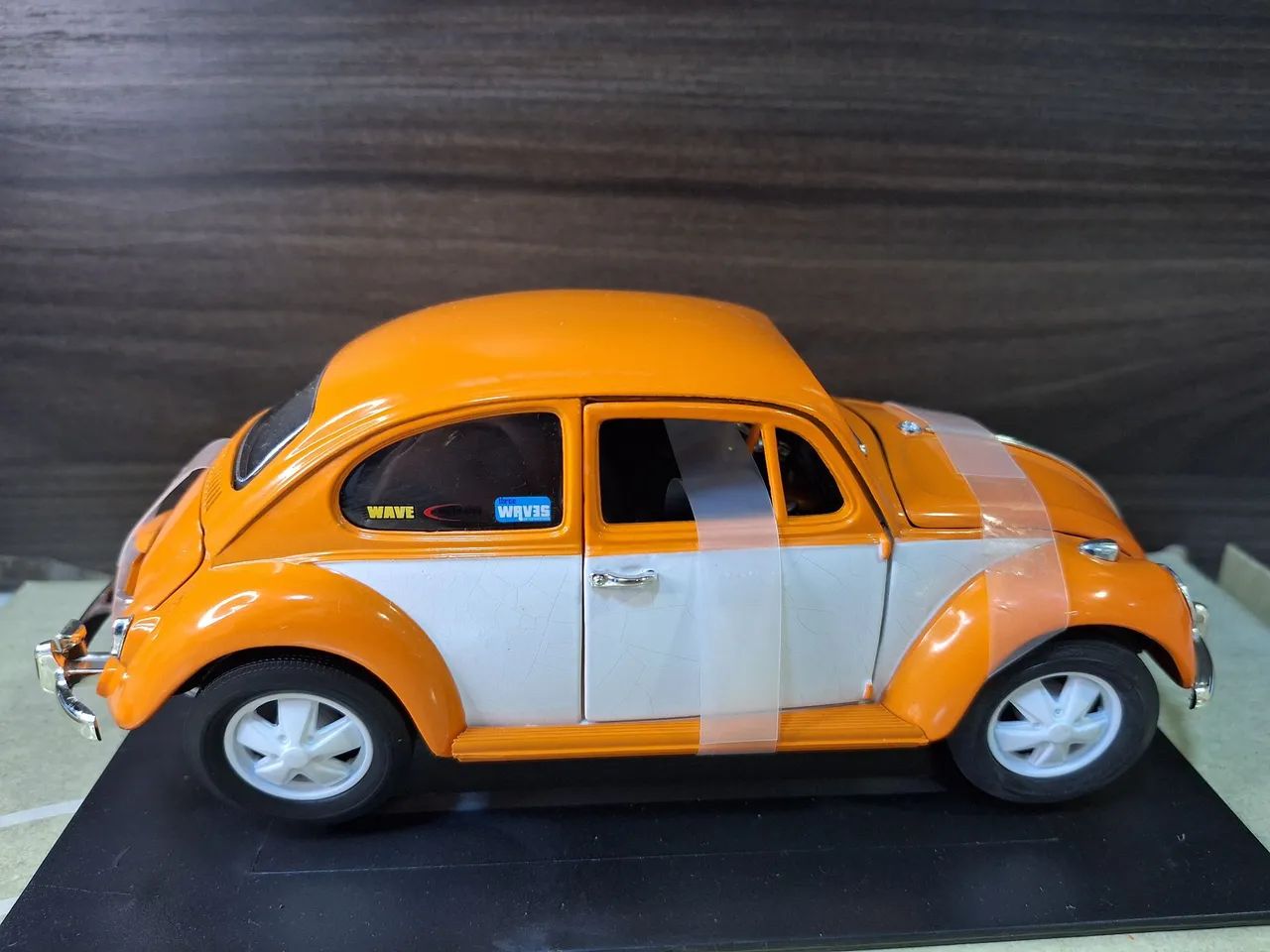 Na Caixa,  1:18, Fusca Greenlight  - Foto 5