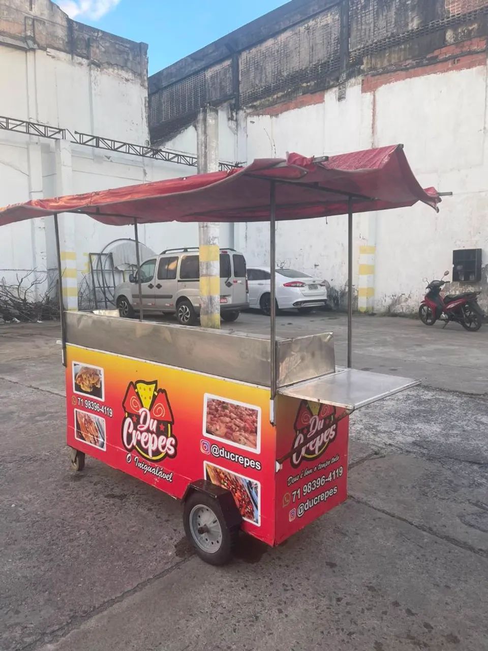 Carro de crepe francês pode ser adaptado pra outro lanhe  - Foto 5