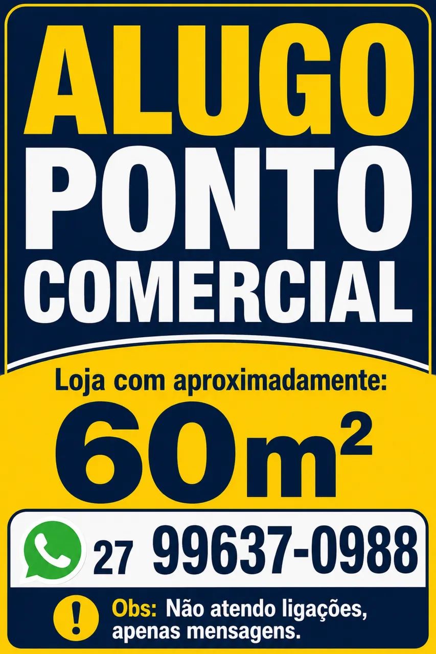 Alugo Ponto Comercial Excelente Localização 