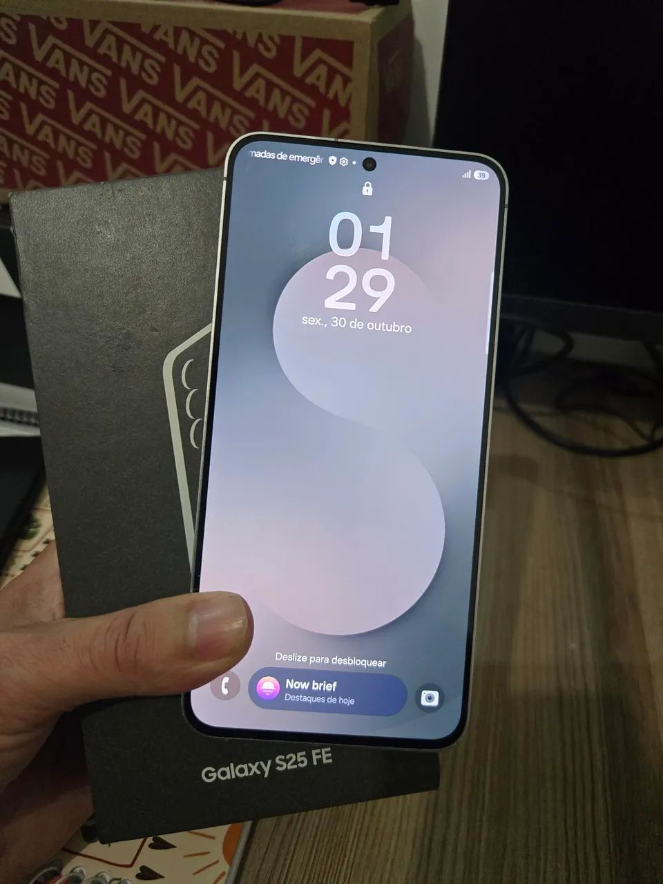 Samsung s25 fe 128gb zerado na caixa GARANTIA nota f