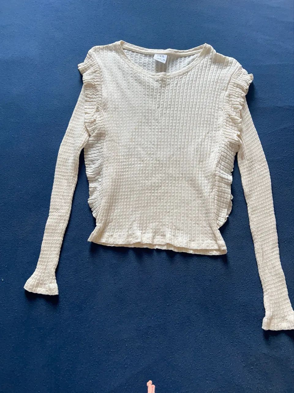 blusa feminina Zara off white