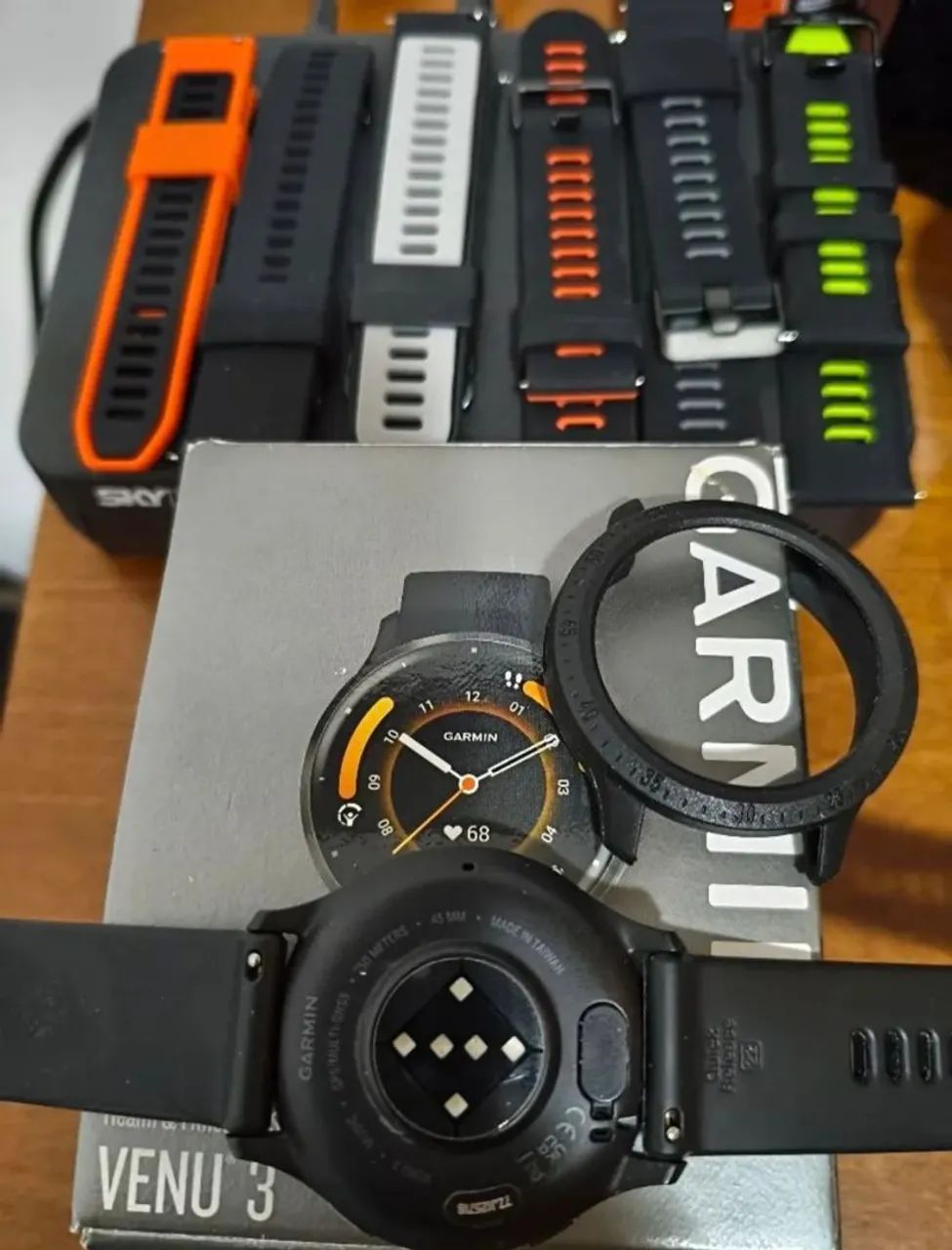 Garmin Venu 3 completo com pulseiras extras - Foto 3