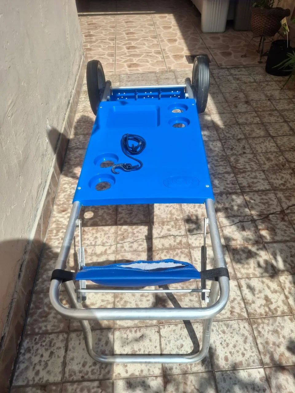 Carrinho de Praia Alumínio Mor