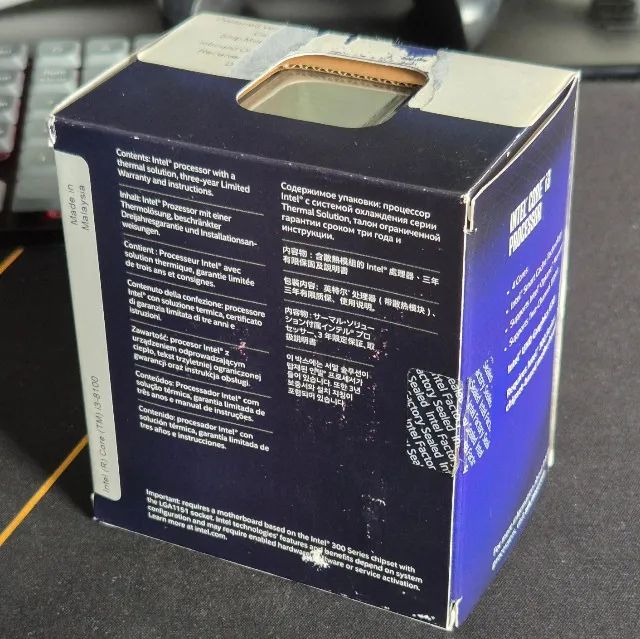 Intel Core i3-8100 Impecável - Completo na Caixa Original + Cooler - Foto 5