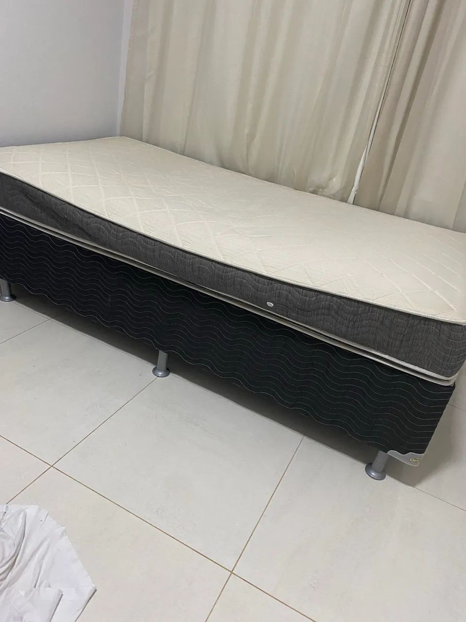 Cama Box Solteiro - Base + Colchão de Brinde - Foto 2