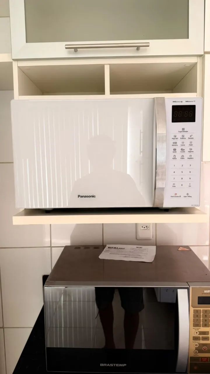 Microondas Panasonic Branco 34 L