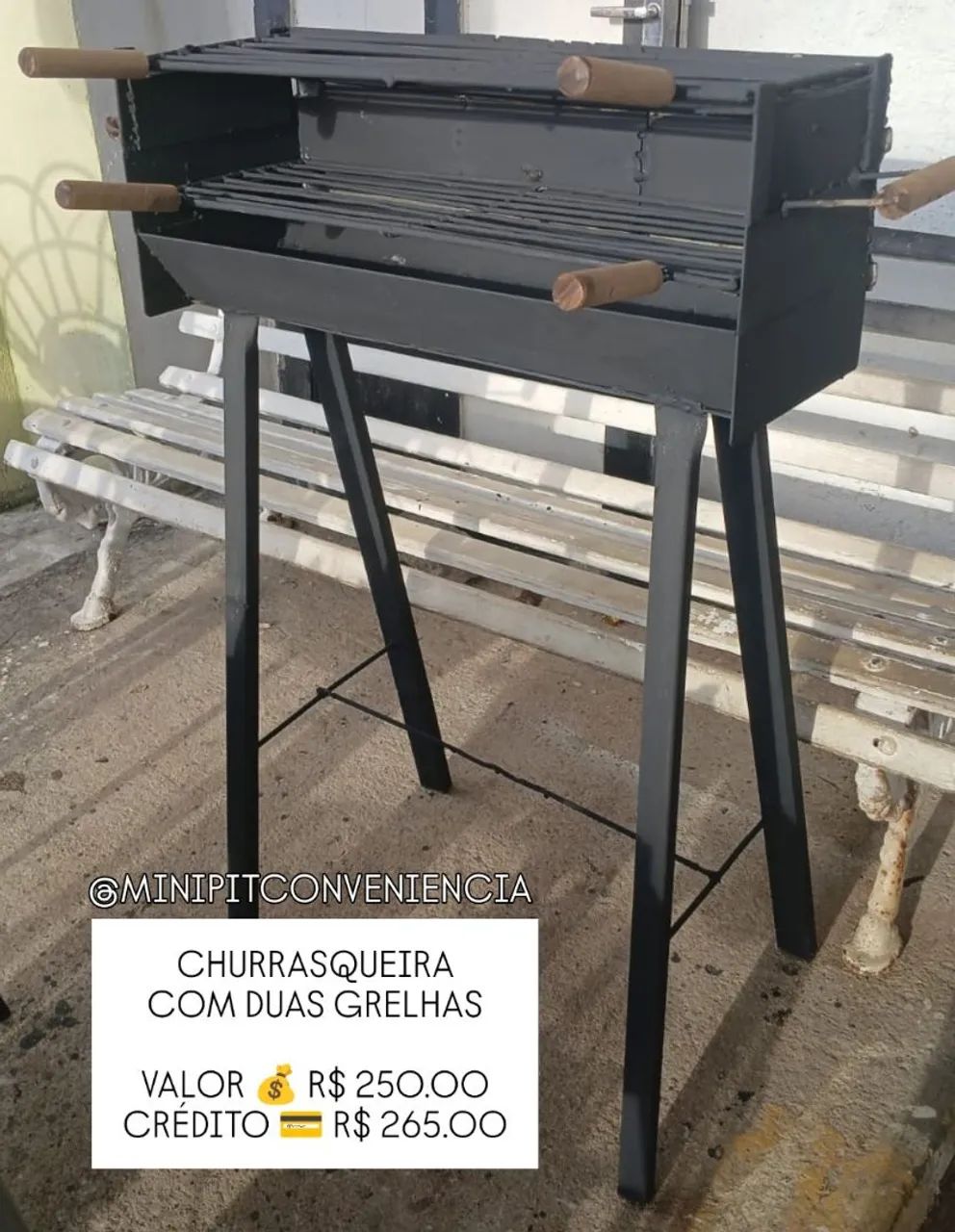 CHURRASQUEIRA DUAS GRELHA