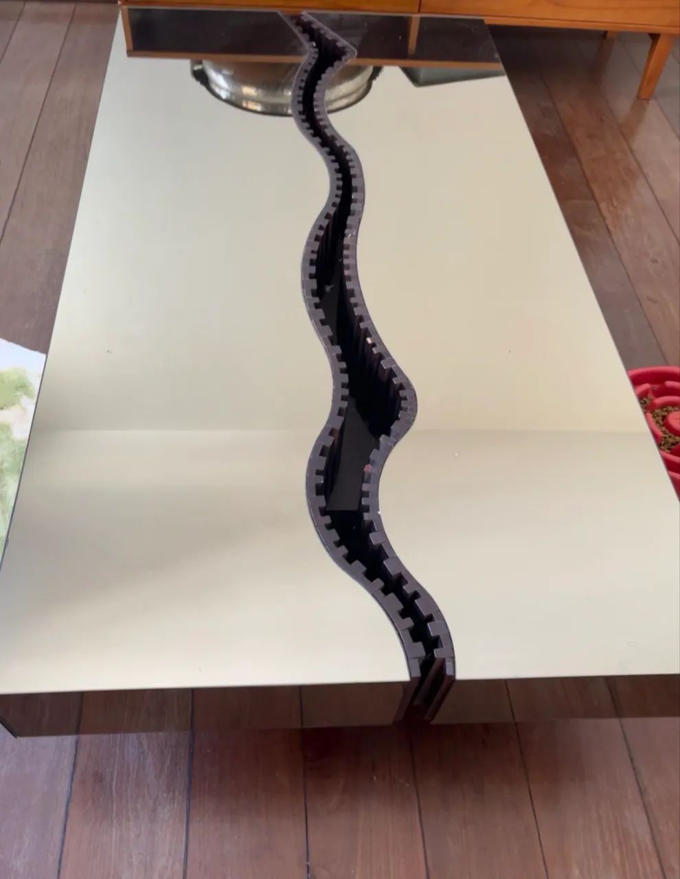 Mesa de espelho elegante em excelente estado - Foto 2