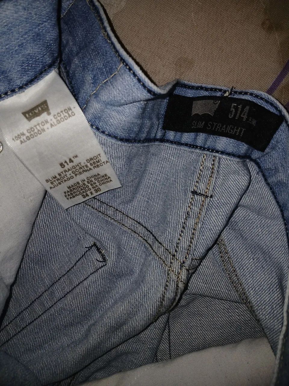 Calça jeans Levi's 514 original  - Foto 4