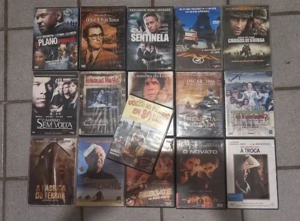 Coleção com 16 Dvds de Filmes Originais 