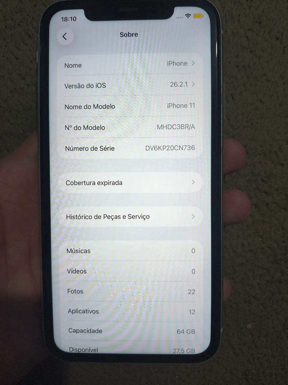 vendo iPhone 11 funcionando tudo, bateria 76% - Foto 3