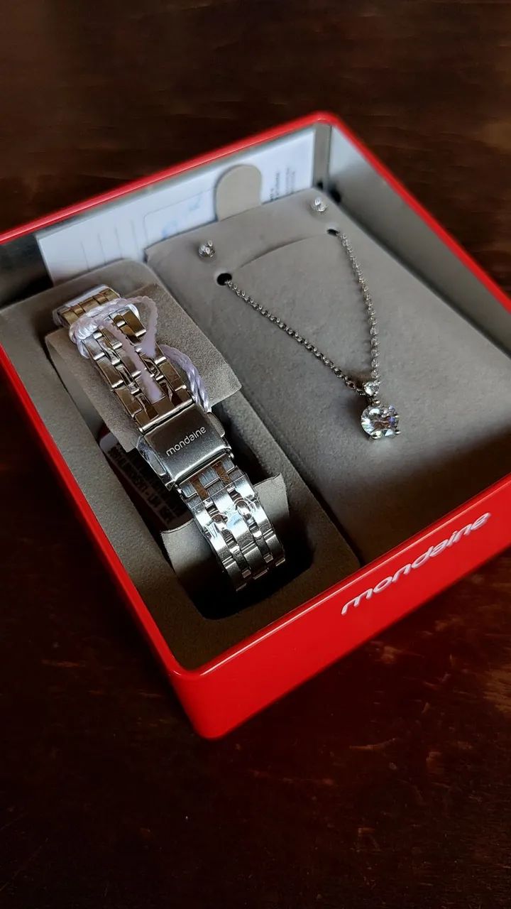 Relógio Mondaine Feminino + Joias - Foto 4