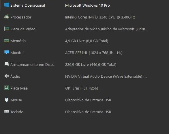 peças de computador