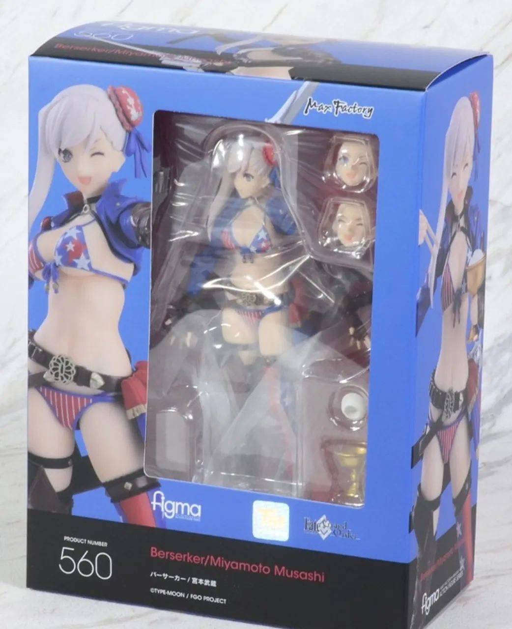 Figura de ação figma Berserker/Miyamoto Musashi 