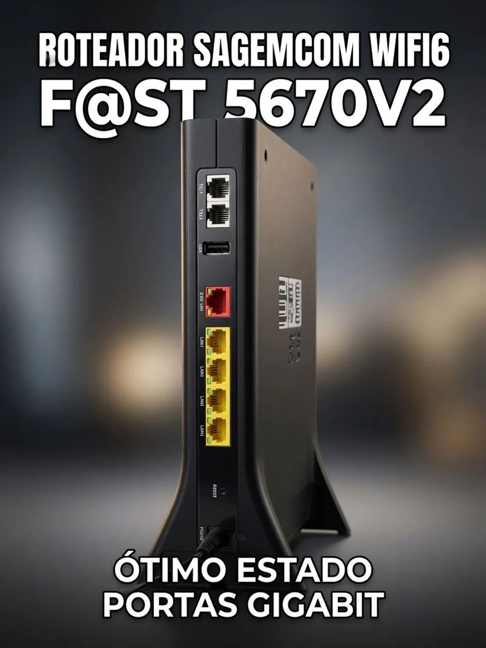 ROTEADOR WIFI6 F@ST 5670V2 SAGEMCOM