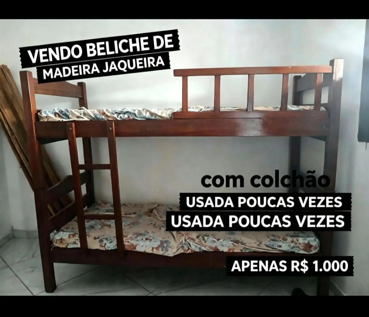 Beliche nova mal usada 