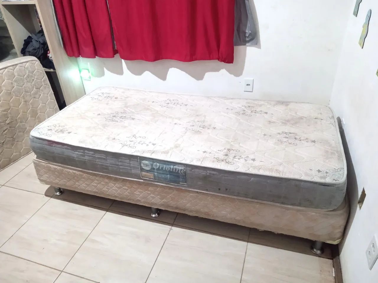 Cama box solteiro com colchão  - Foto 3