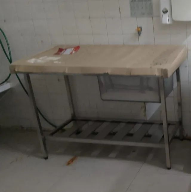 Pia de Aco Inox Cuba a direta , 1,30x0,60x0,90 - Foto 2