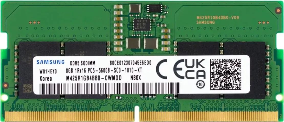 Memória RAM, DDR5, 8GB, 5600MHz, CL 46, Notebook - SAMSUNG OEM