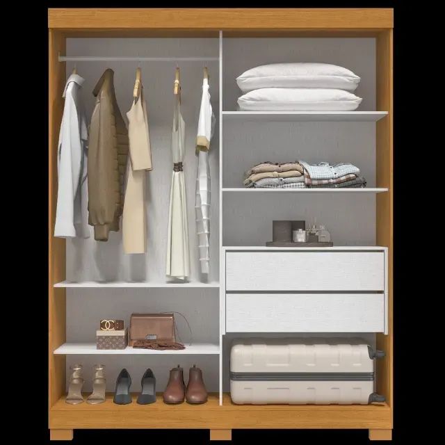 Guarda Roupas 100% MDF Lena  - Foto 4