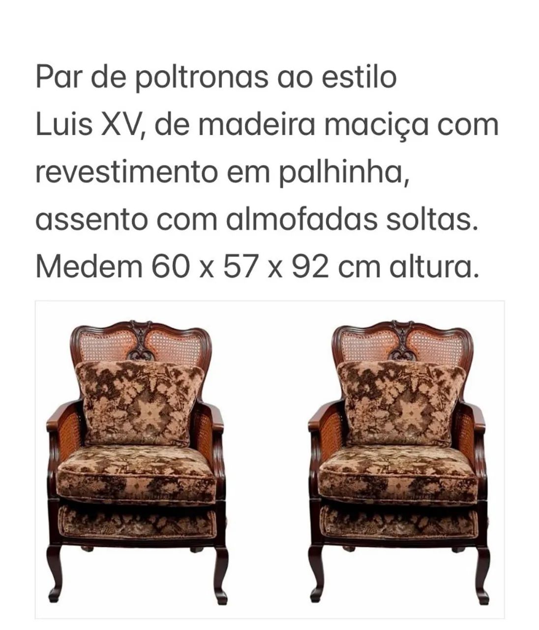 Poltronas Luis XV