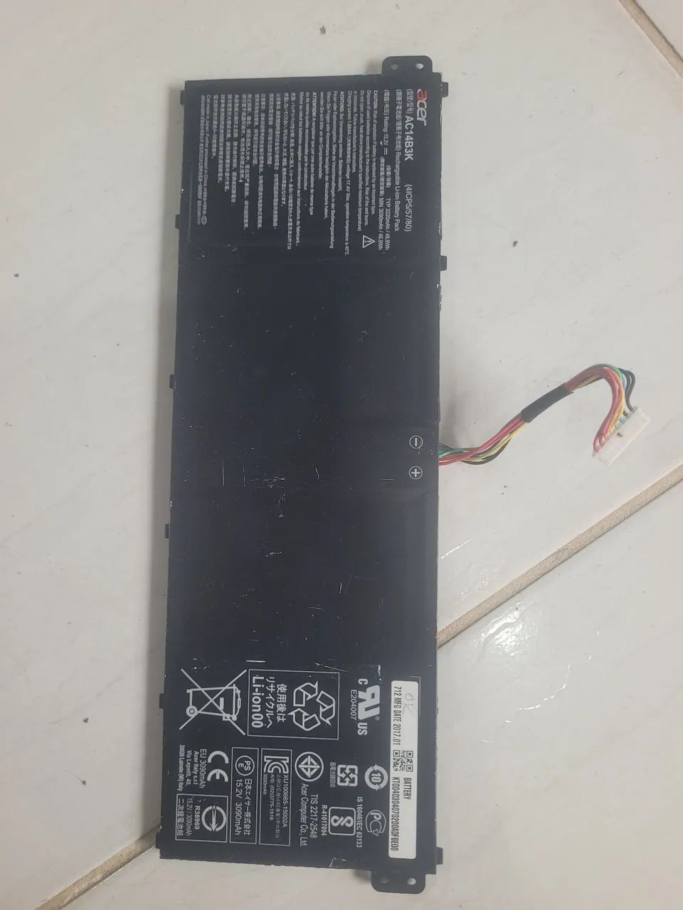 Bateria notebook acer ac14b3k