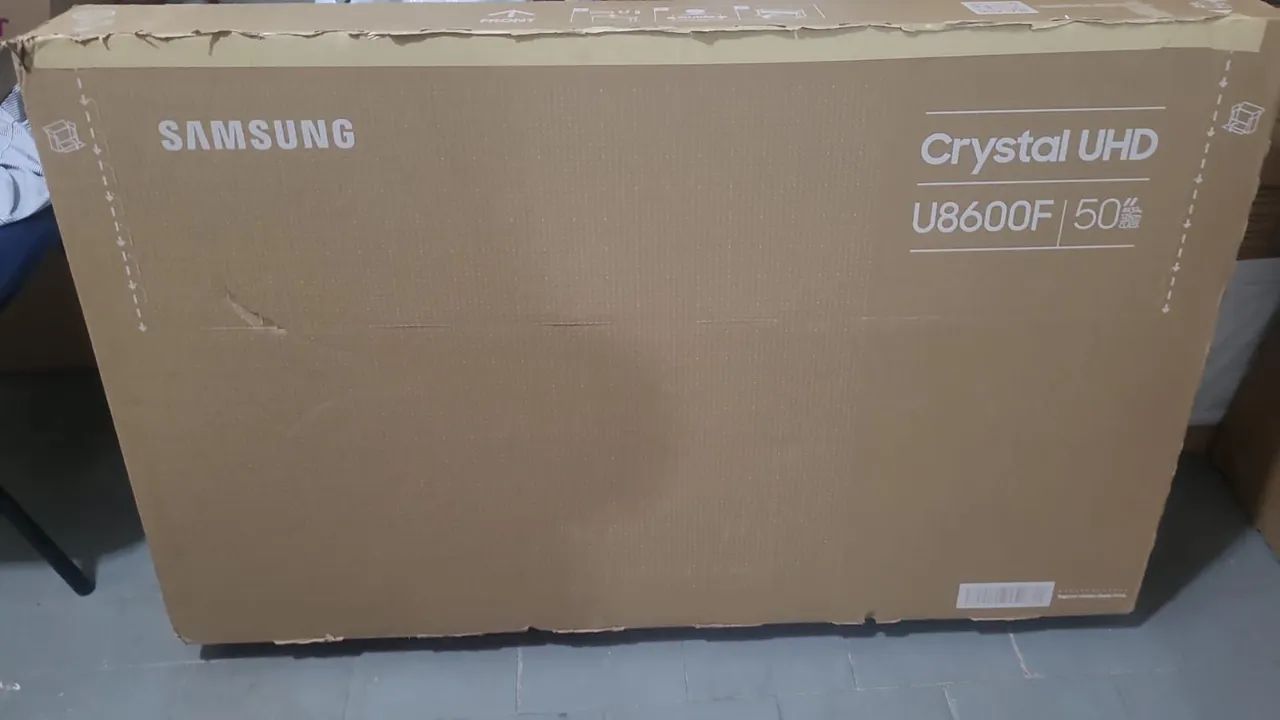 Geladeira semi nova tv Samsung 50 polegadas na caixa  - Foto 3