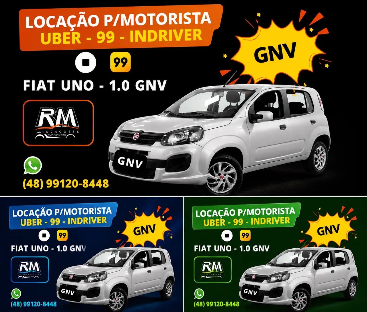 Aluguel p/ UBER - GNV - econômico - Foto 2