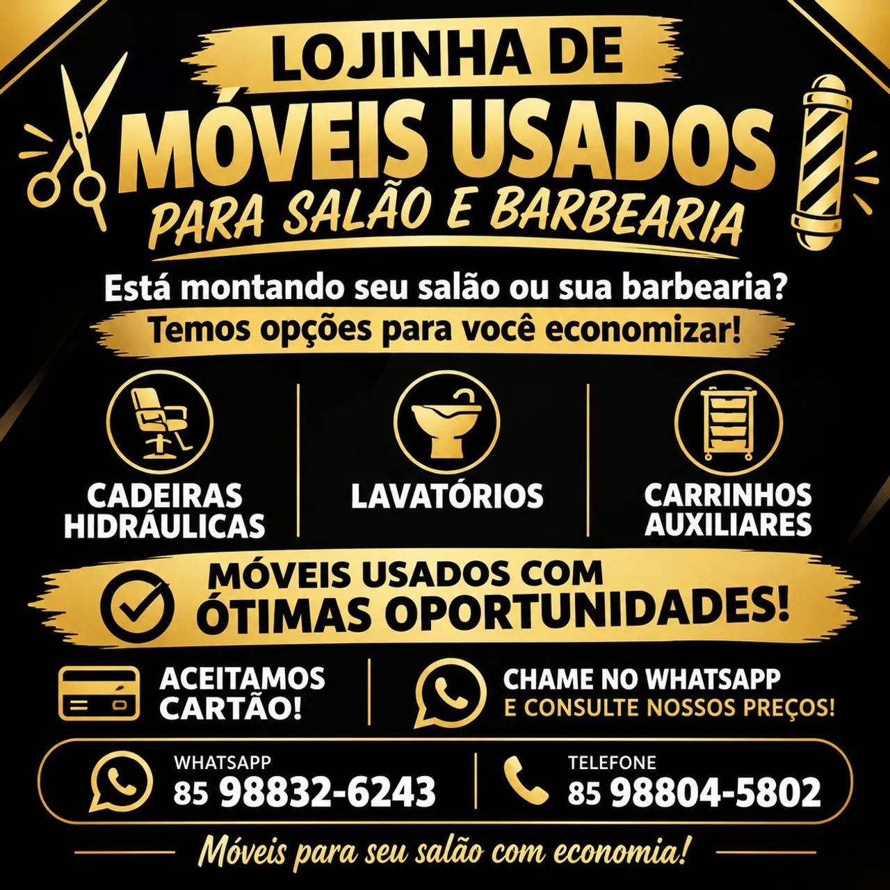 Alugo cadeira e lavatório e carrinho pra feira da beleza  - Foto 2